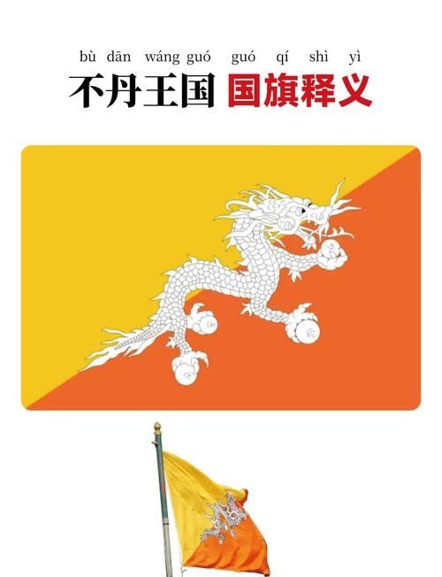 能提供一張不丹國旗的圖片嗎？：不丹國旗的設計與設計 能提供一張不丹國旗的圖片嗎？：不丹國旗的設計與設計 龍魚百科 第1張