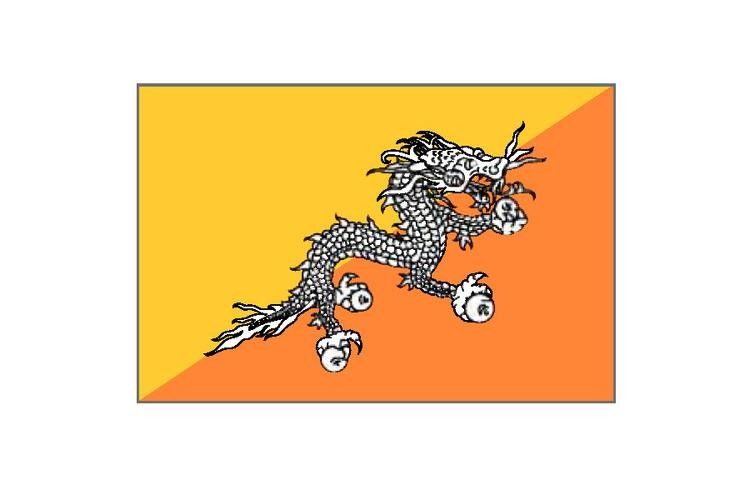 能提供一張不丹國旗的圖片嗎？：不丹國旗的設計與設計 能提供一張不丹國旗的圖片嗎？：不丹國旗的設計與設計 龍魚百科 第11張