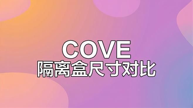 隔離容器需要多大？：隔離容器尺寸