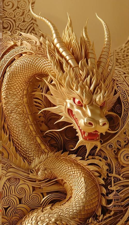 高清招財龍壁紙有哪些品牌推薦：招財龍壁紙品牌推薦及相關資源整合 高清招財龍壁紙有哪些品牌推薦：招財龍壁紙品牌推薦及相關資源整合 龍魚百科 第1張