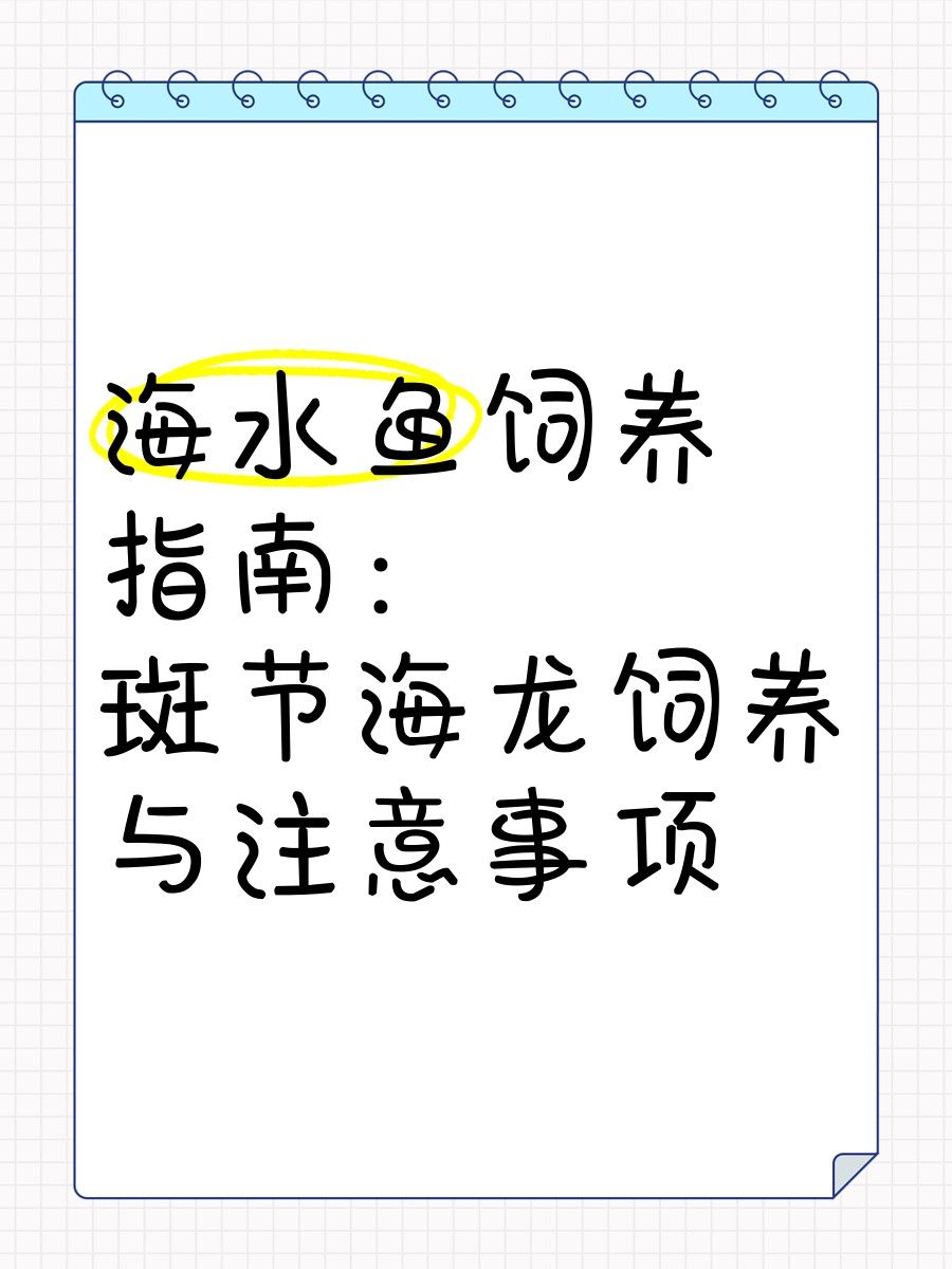 海龍魚養殖技術有哪些難點（海龍魚養殖技術面臨的主要難點包括環境控制、疾病防治、飼料選擇與營養管理以及水質維持）
