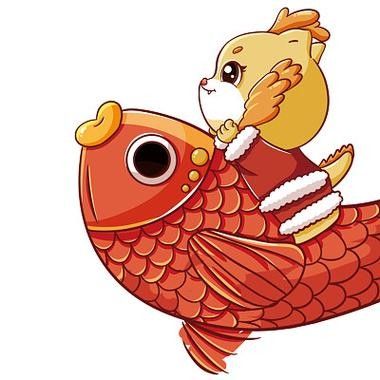 給我推薦一些紅龍魚卡通形象（紅龍魚卡通形象設計）