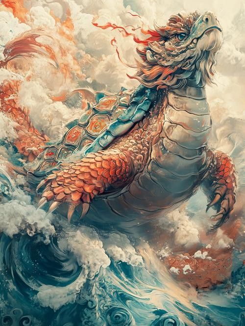 推薦一些高清的龍龜壁紙（愚人節新原畫龍龜壁紙推薦，萌態十足太可愛吃一口云朵）