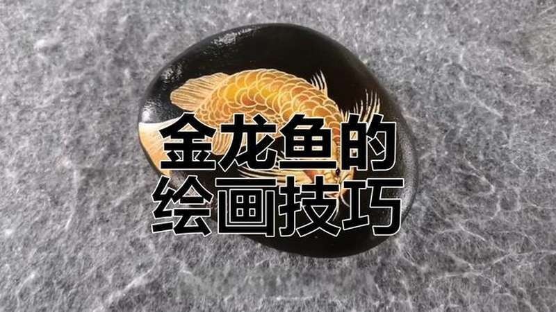 金龍魚簡筆畫步驟（【工筆金龍魚簡筆畫的畫法與渲染詳解）