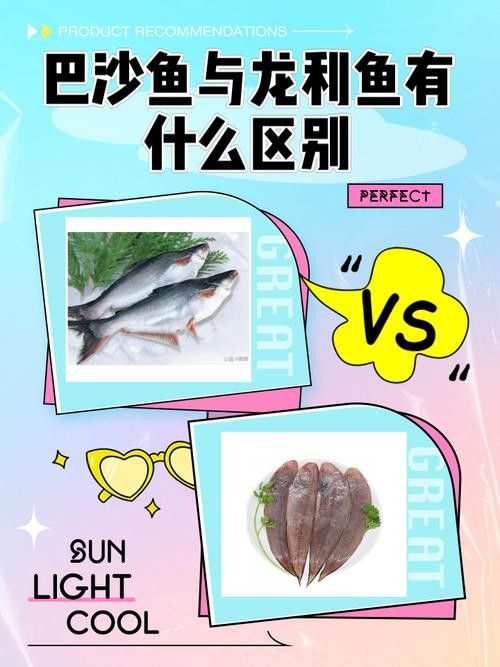 給我一張龍魚和巴沙魚的對比圖片（龍利魚與巴沙魚的區別）