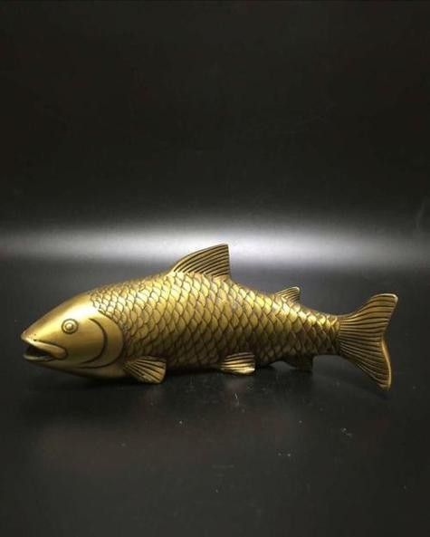 銅質龍頭魚擺件氧化了怎么辦（銅制品發黑、氧化怎么清洗變亮）