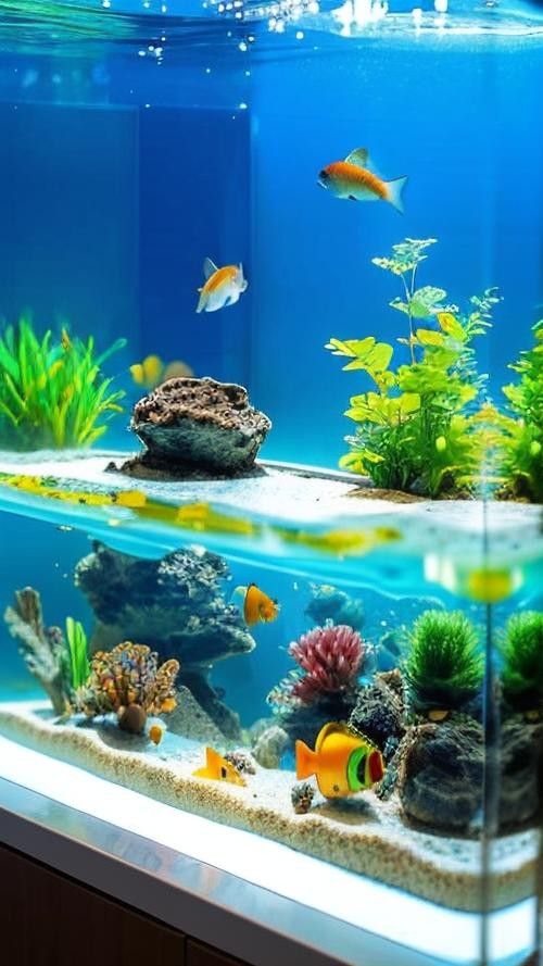 推薦一些高清的龍魚魚缸壁紙