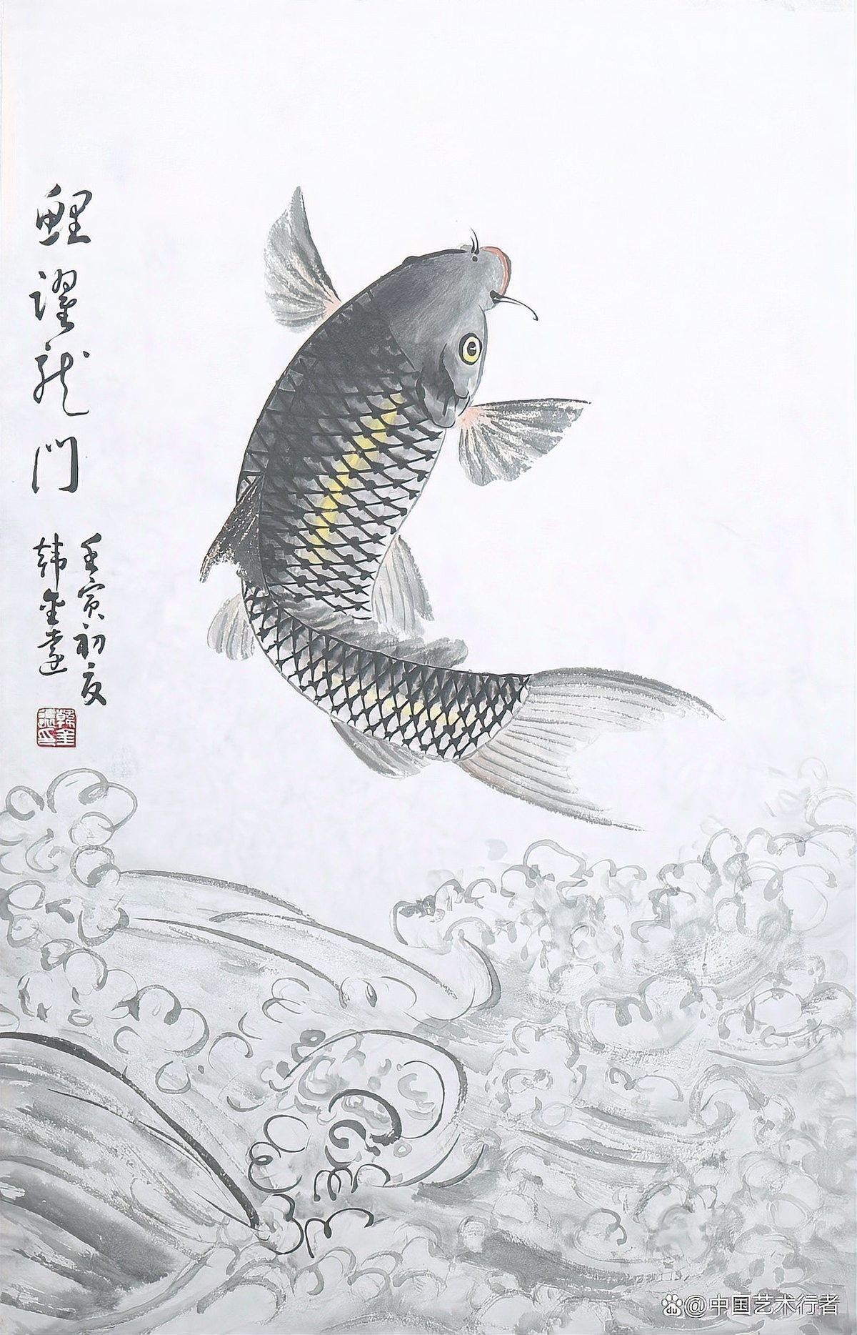 梁景欣的金龍魚畫有何特點（梁景欣的金龍魚畫有哪些代表作品如何鑒別梁景欣的真偽）