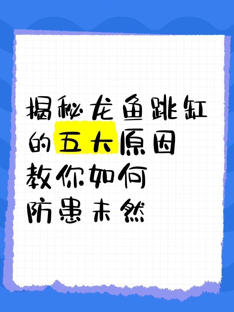 如何預(yù)防龍魚再次受驚（如何預(yù)防龍魚受驚？）
