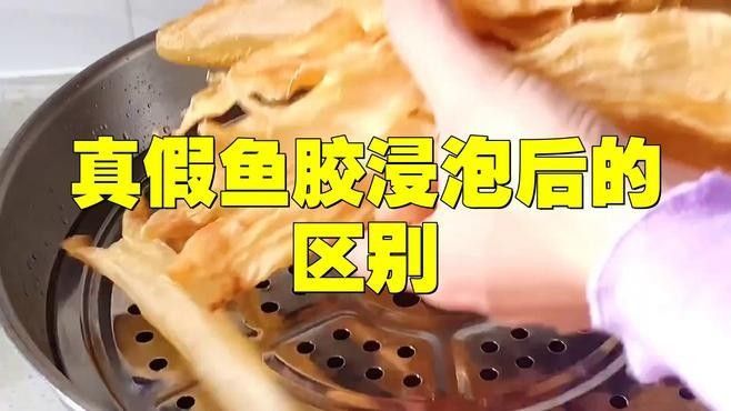 如何辨別真假的大金龍魚膠