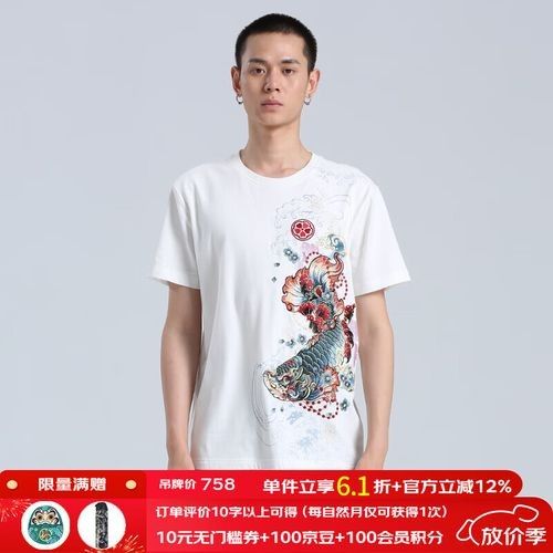 推薦幾款龍魚圖案的成人T恤