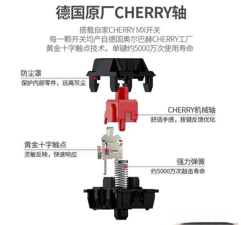 紅龍M68 Pro的PBT鍵帽壽命有多長 紅龍M68 Pro的PBT鍵帽壽命有多長 龍魚百科 第8張