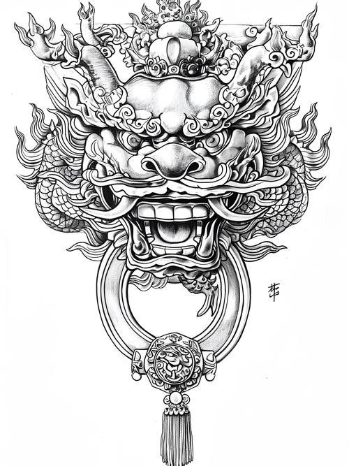 國(guó)潮風(fēng)格龍頭插畫有哪些？（國(guó)潮風(fēng)格的龍頭插畫）