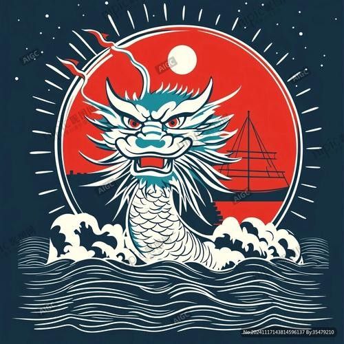 國(guó)潮風(fēng)格龍頭插畫有哪些？（國(guó)潮風(fēng)格的龍頭插畫）
