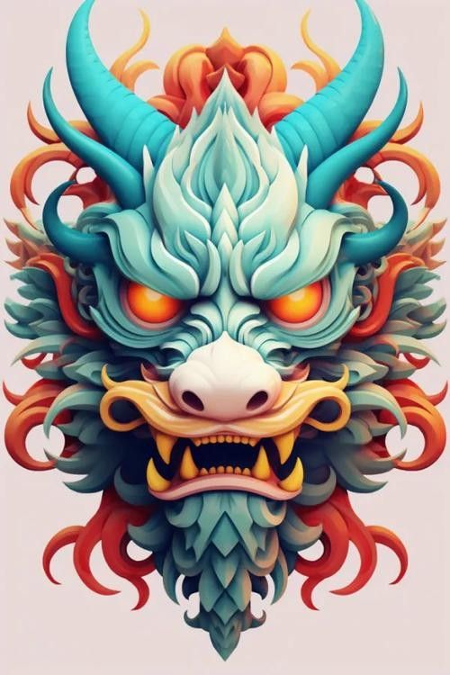 國(guó)潮風(fēng)格龍頭插畫有哪些？（國(guó)潮風(fēng)格的龍頭插畫）