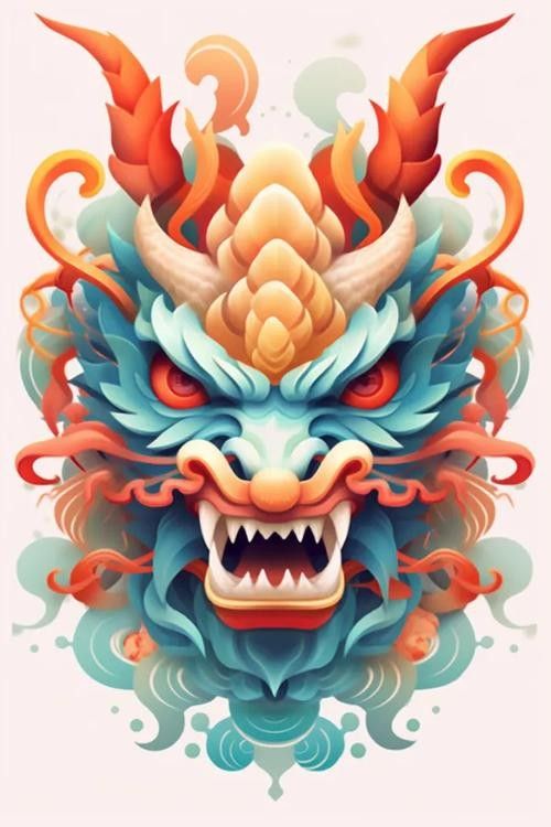 國(guó)潮風(fēng)格龍頭插畫有哪些？（國(guó)潮風(fēng)格的龍頭插畫）