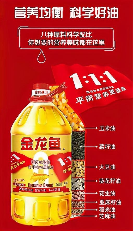 金龍魚和金龍油哪個更健康（普通油vs金龍魚調和油,為啥選它達脂肪酸黃金比樂樂健康小屋）