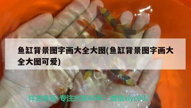 魚缸背景圖字畫大全大圖(魚缸背景圖字畫大全大圖可愛)（魚缸背景圖字畫大全大圖）