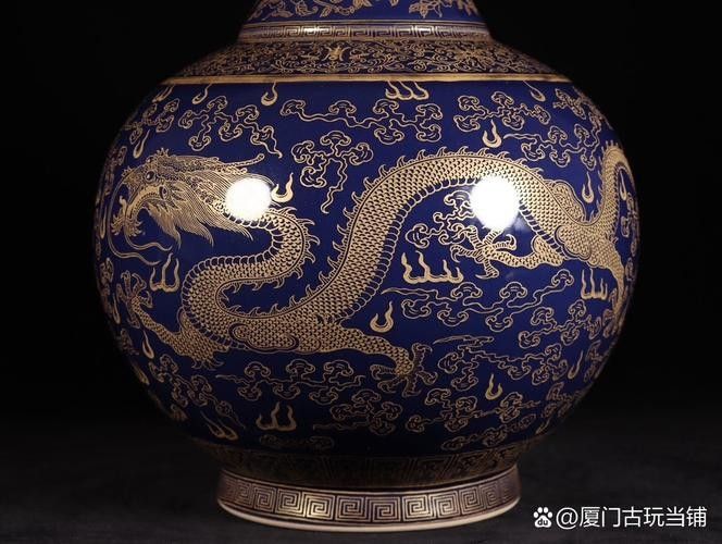 如何鑒定藍(lán)底金龍紋瓷器的真?zhèn)危ㄋ{(lán)底金龍紋瓷器的真?zhèn)舞b定）