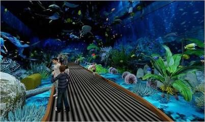 益陽水族館：益陽市朝陽濱輝水族館