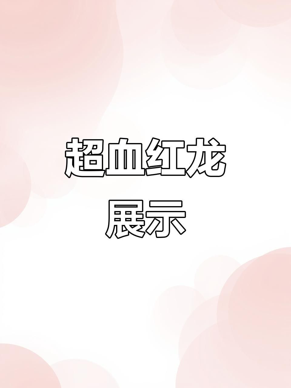 超血紅龍和血麒麟紅龍的區(qū)別