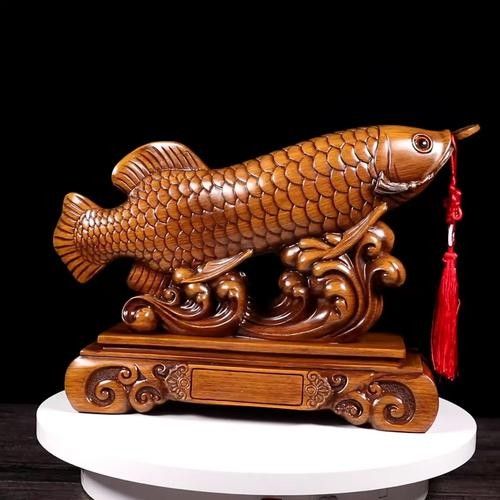 哪款紅木金龍魚擺件最具收藏價值？