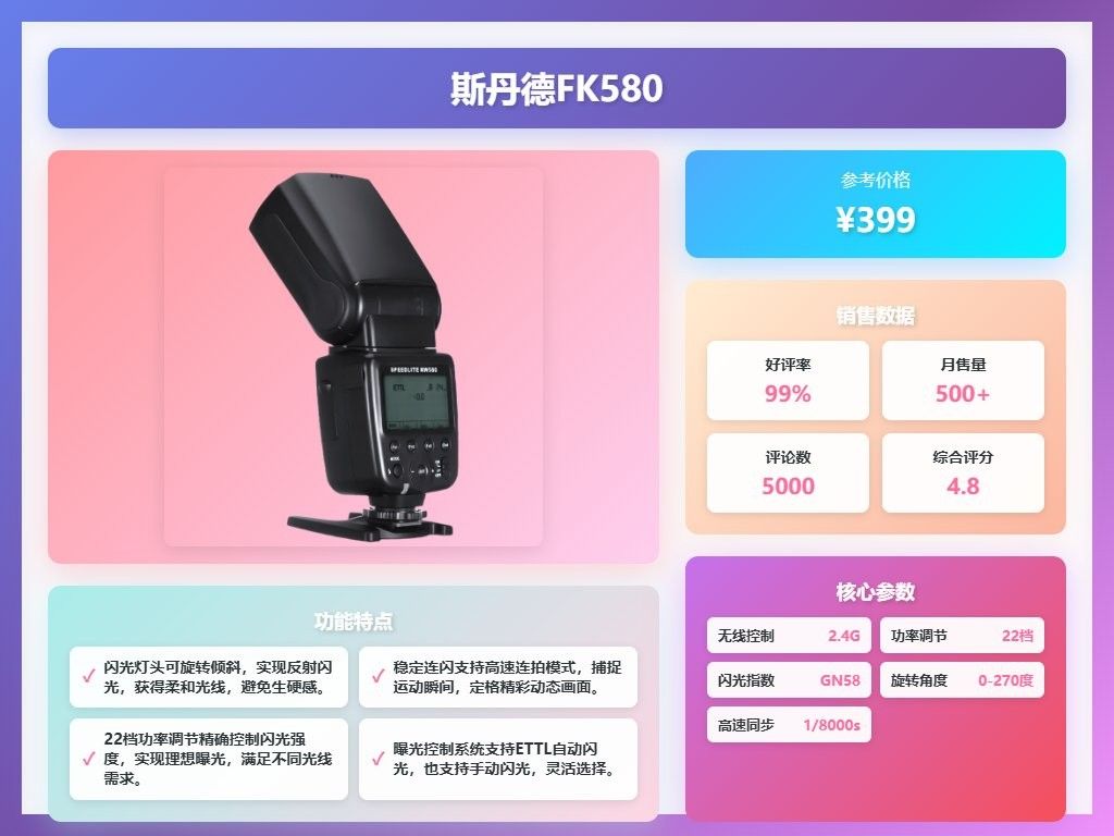 斯丹德FK580有哪些型號