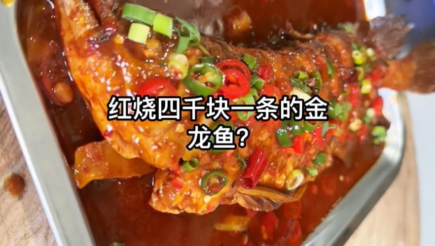 紅燒金龍魚圖片高清（紅燒金龍魚圖片高清圖片：紅燒金龍魚的烹飪步驟和成品效果）