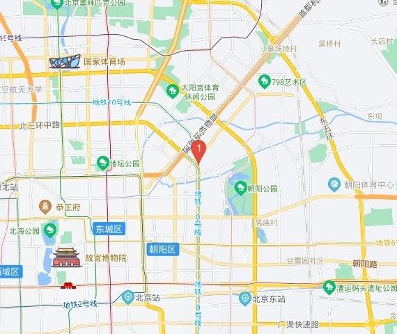 該店停車場的位置在哪里？（北京地下停車場位置）