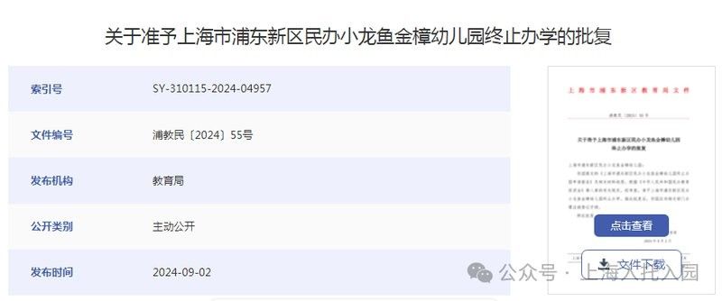 浦東新區小龍魚幼兒園的學費是多少
