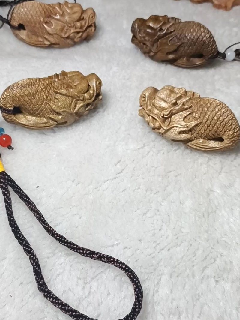 龍魚木雕刻圖片