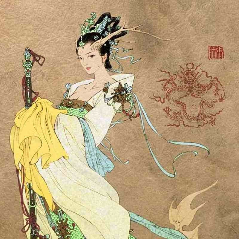 龍女拜觀音的故事情節（神話故事《龍女拜觀音》）