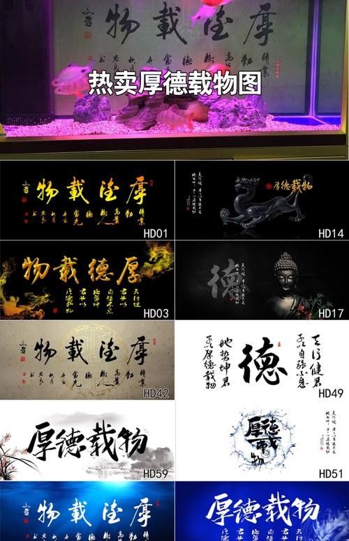龍魚缸背景圖有哪些材質？（魚缸背景圖的材質多樣）