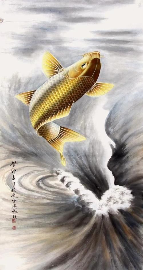 工筆金龍魚作品欣賞（筆墨禪心盛世鱗光—工筆金龍魚作品欣賞）