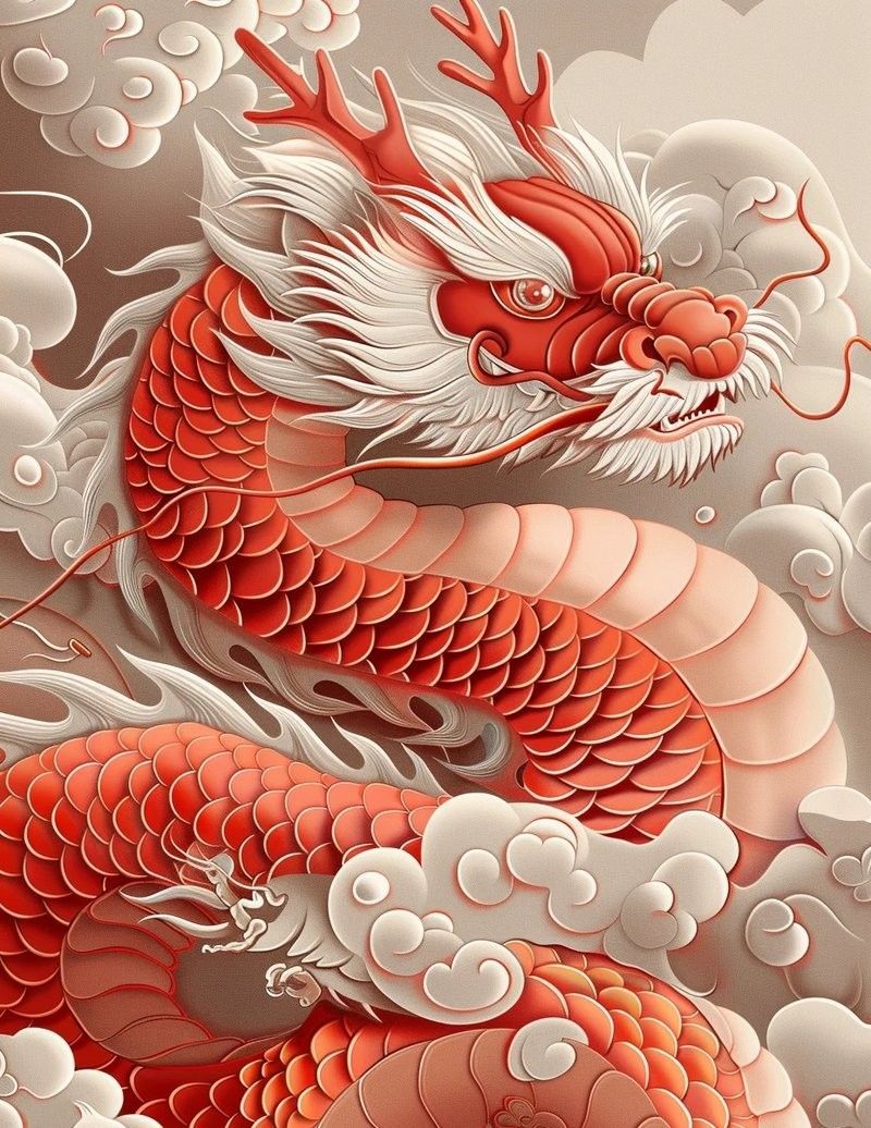 紅龍圖騰在藝術(shù)中的表現(xiàn)（探討紅龍圖騰在藝術(shù)中的表現(xiàn)形式） 紅龍圖騰在藝術(shù)中的表現(xiàn)（探討紅龍圖騰在藝術(shù)中的表現(xiàn)形式） 龍魚百科 第5張