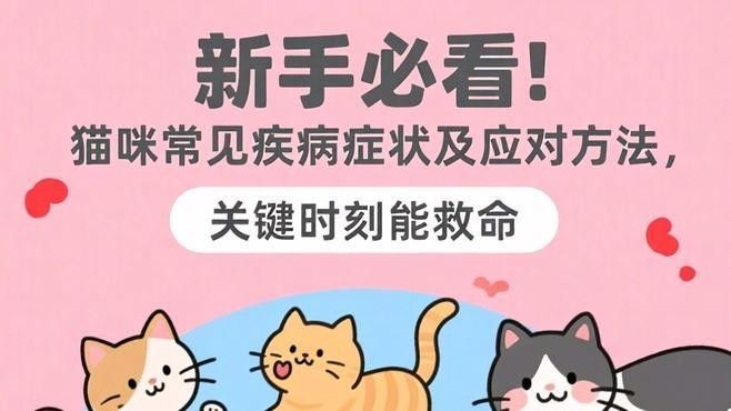 有哪些常見的貓病？（貓咪常見疾病及防治要點）