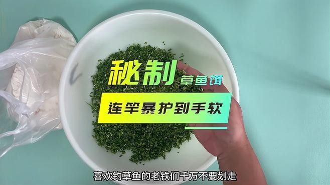 有沒有釣草魚的經(jīng)典配方？（夏季草魚餌料配方）