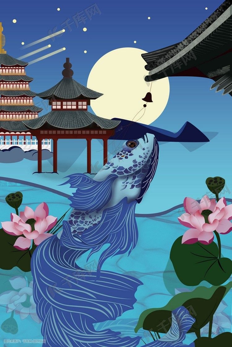 哪里可以找到中國(guó)風(fēng)龍魚(yú)插畫(huà)（中國(guó)風(fēng)龍魚(yú)插畫(huà)可以通過(guò)以下幾種途徑獲取更多定制化資源）