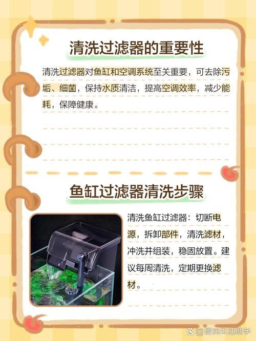 龍魚缸過濾器清洗時需要注意什么（魚缸過濾器如何清洗？）