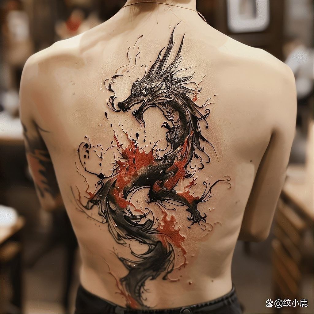 青龍魚紋身有哪些設計風格？（16款青龍魚紋身圖案設計圖案設計圖案設計建議）