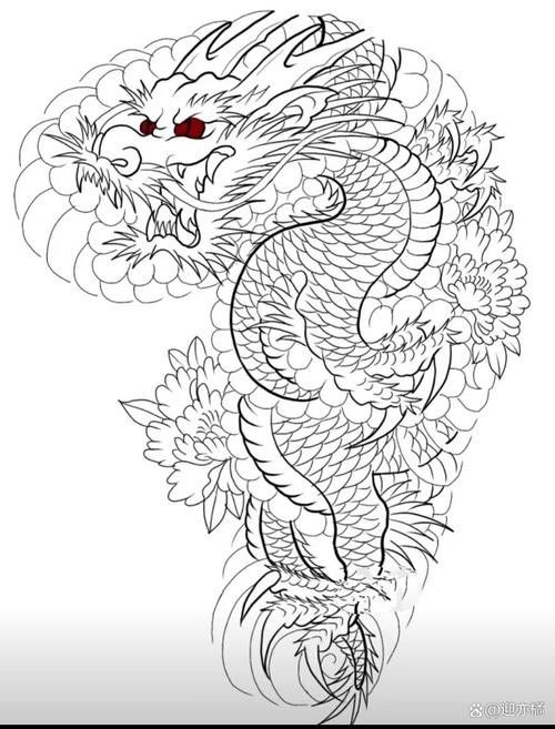 有沒有簡化版紅龍紋身設(shè)計（簡化版紅龍紋身設(shè)計）