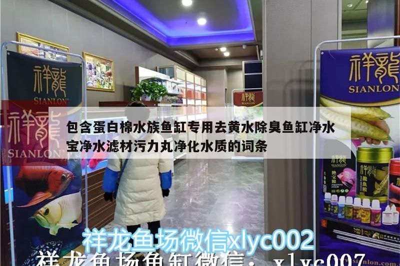 包含蛋白棉水族魚缸專用去黃水除臭魚缸凈水寶凈水濾材污力丸凈化水質(zhì)的詞條（蛋白棉水族魚缸專用去黃水除臭）