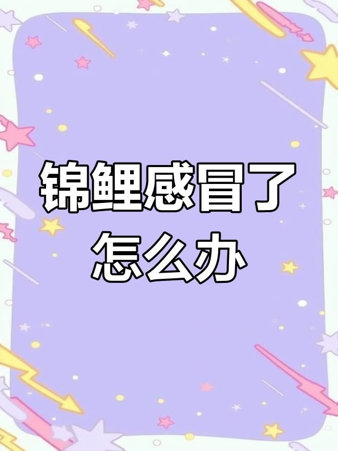 錦鯉生病癥狀與治療方法，錦鯉常見(jiàn)病治療方法全解析