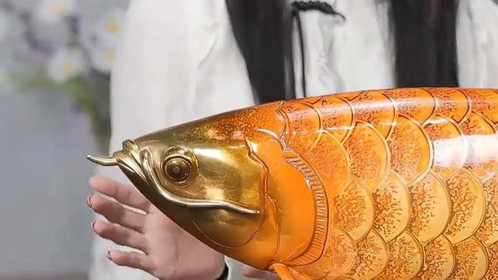 龍魚躍龍門，金龍魚擺件，金龍魚躍龍門的寓意