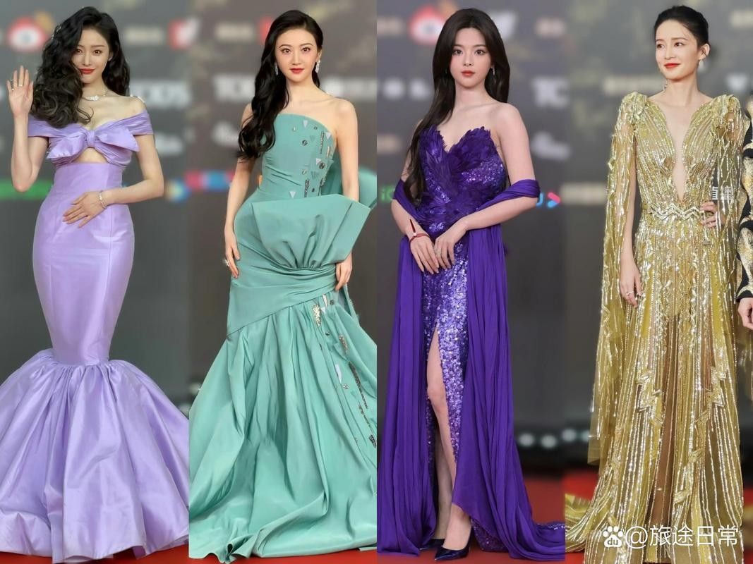 女明星紅毯后臺合照比美，網友：看來拍照是門技術活（女明星紅毯后臺合照比美）