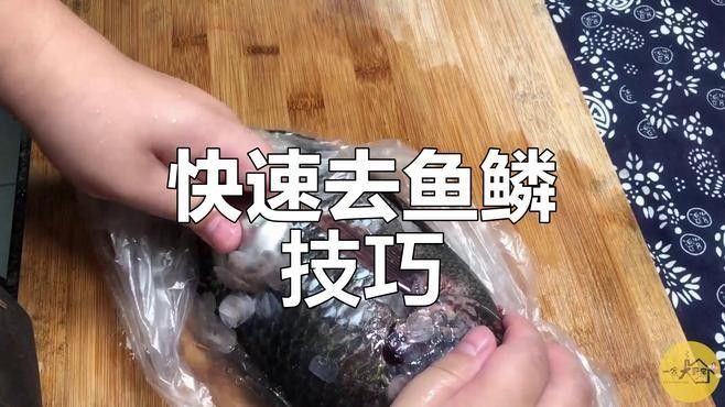 魚鱗刮不干凈怎么辦（刮魚鱗只需一個塑料袋,不臟手不飛濺,方便實用好看視頻）