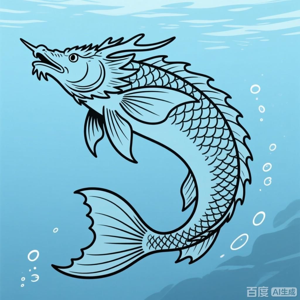如何用簡筆畫表現龍魚的威猛外形？（如何用簡筆畫表現龍魚的威猛外形）