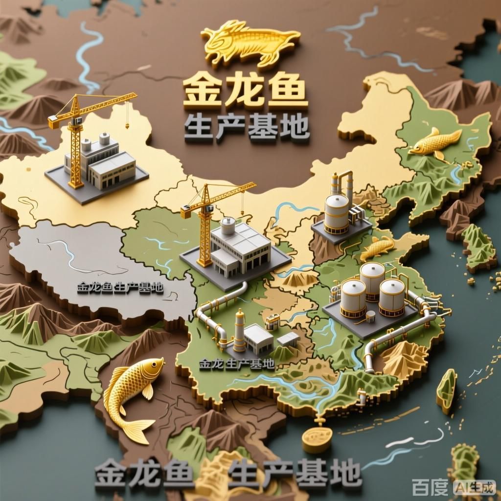 金龍魚(yú)生產(chǎn)基地的分布情況，金龍魚(yú)生產(chǎn)基地分布情況