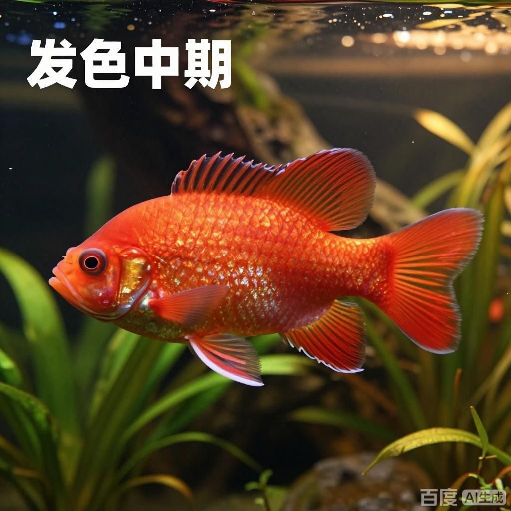 紅龍發色周期對比，紅龍魚發色周期對比