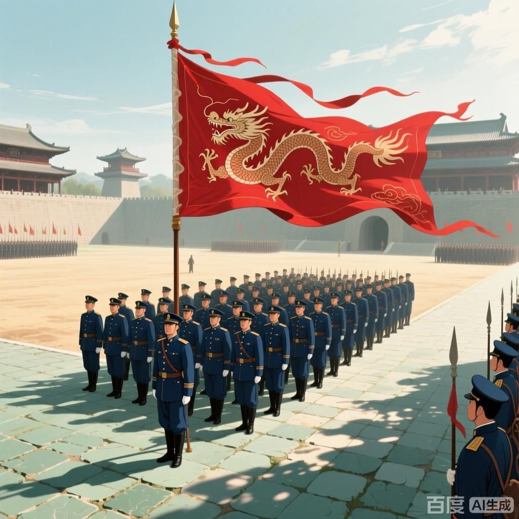 詳細解釋紅龍旗的象征意義，紅龍旗的設計靈感來源
